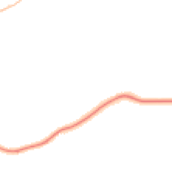 Night-time road noise heatmap for WD6 3LF