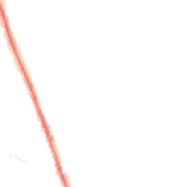 Night-time road noise heatmap for WD7 8AP