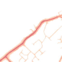Daytime road noise heatmap for WD7 8LS