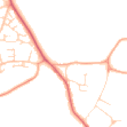 Daytime road noise heatmap for WD7 9BX