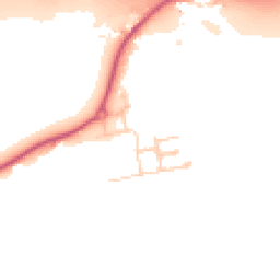 Daytime road noise heatmap for WD7 9FG