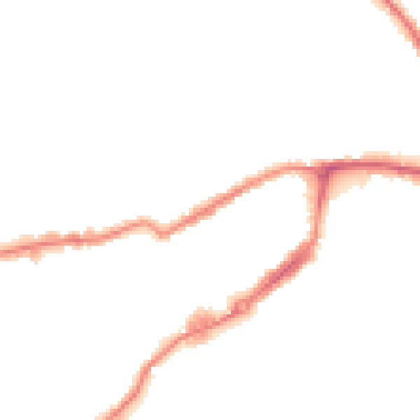Night-time road noise heatmap for WF10 1ER