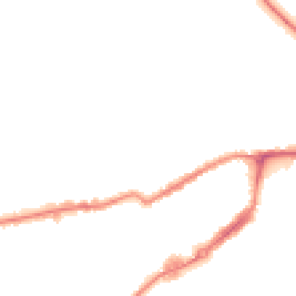 Night-time road noise heatmap for WF10 1FJ