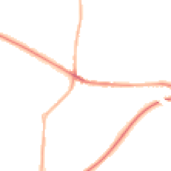Night-time road noise heatmap for WF10 5HA