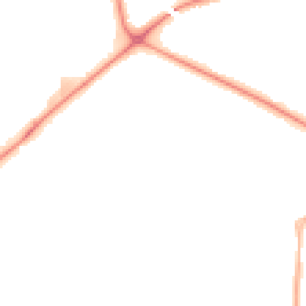 Night-time road noise heatmap for WF10 5TP