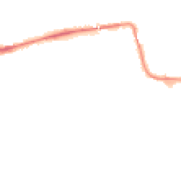Night-time road noise heatmap for WF11 0BH
