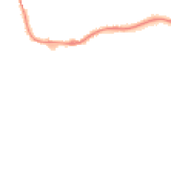 Night-time road noise heatmap for WF11 0DB
