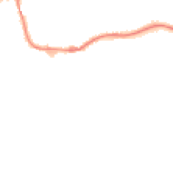 Night-time road noise heatmap for WF11 0DF
