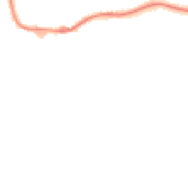 Night-time road noise heatmap for WF11 0DP