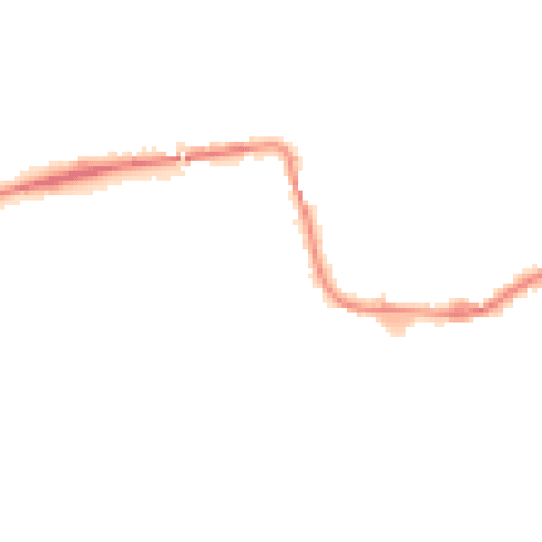 Night-time road noise heatmap for WF11 8AL