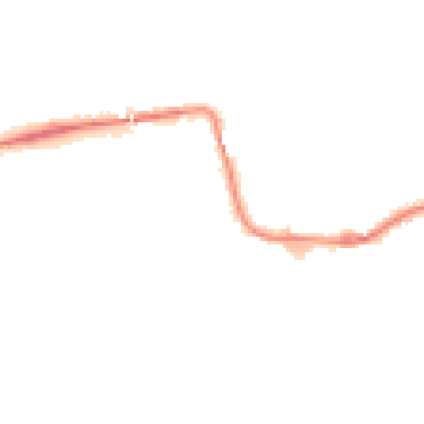 Night-time road noise heatmap for WF11 8AN