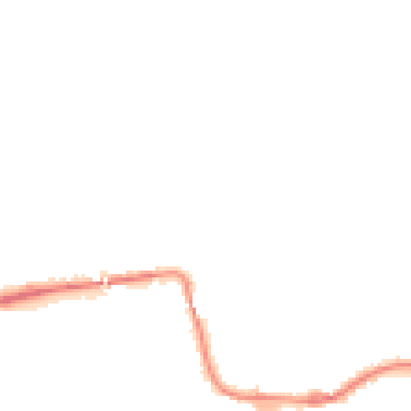 Night-time road noise heatmap for WF11 9AT