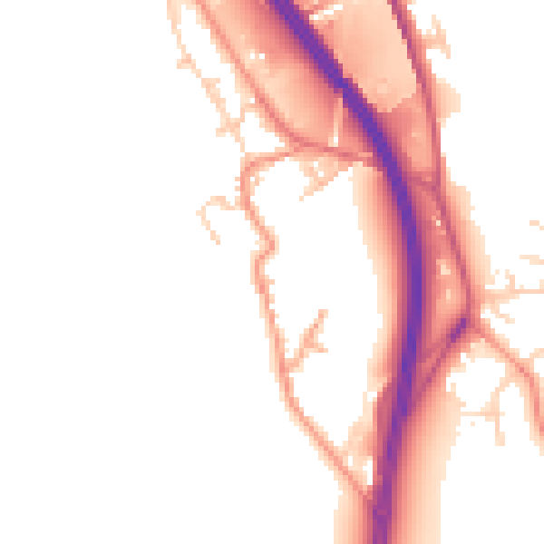 Daytime road noise heatmap for WF11 9HG