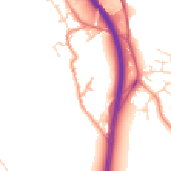 Daytime road noise heatmap for WF11 9HJ