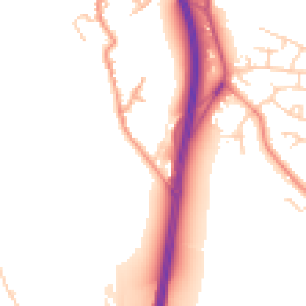 Daytime road noise heatmap for WF11 9HP