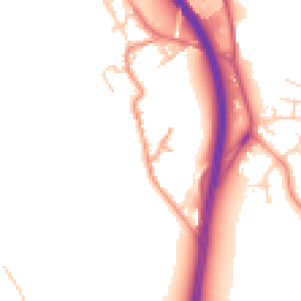 Daytime road noise heatmap for WF11 9HQ