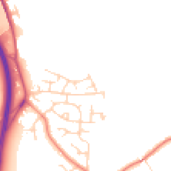 Daytime road noise heatmap for WF11 9HZ