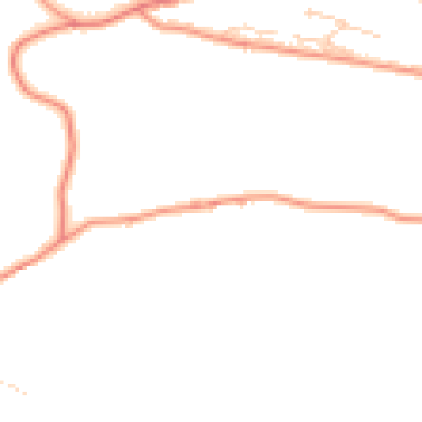 Daytime road noise heatmap for WF12 0PD