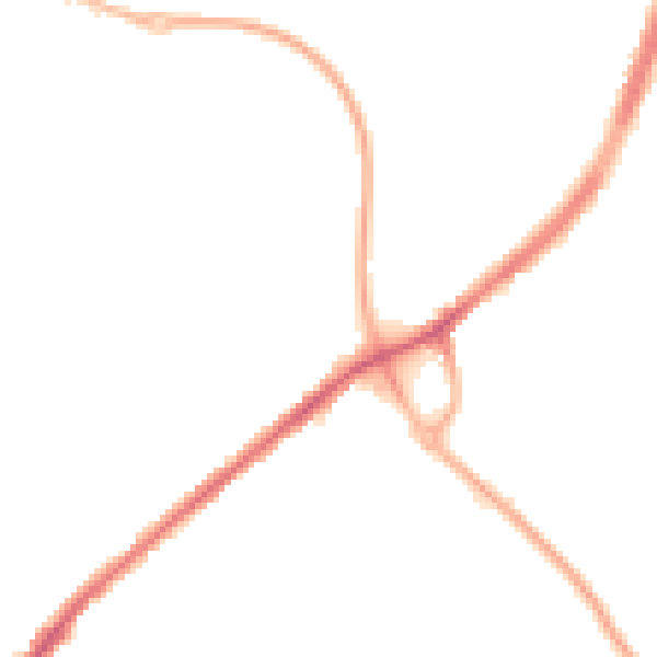 Night-time road noise heatmap for WF12 7HF
