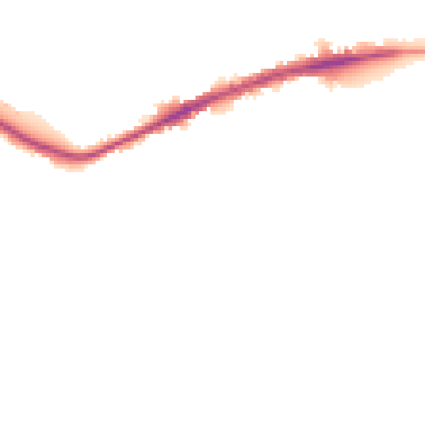 Night-time road noise heatmap for WF12 8JG