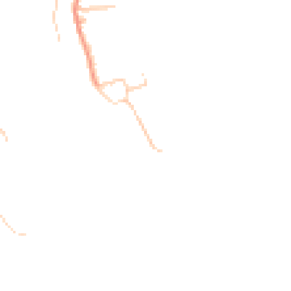 Daytime road noise heatmap for WF12 8LL