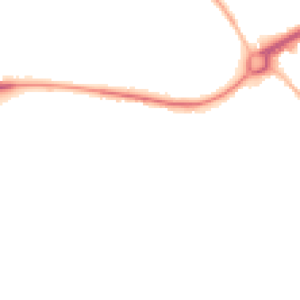 Night-time road noise heatmap for WF12 8QG