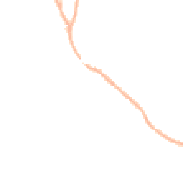 Night-time road noise heatmap for WF12 9DE