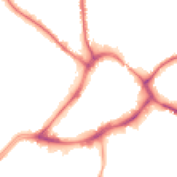 Night-time road noise heatmap for WF13 1AR