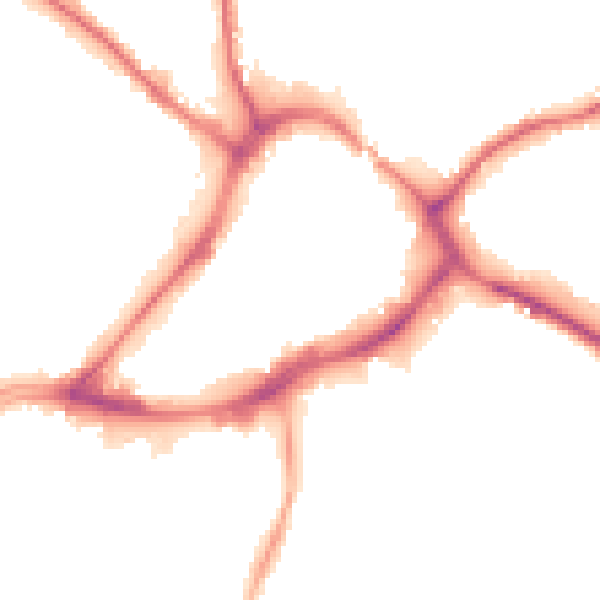 Night-time road noise heatmap for WF13 1BL
