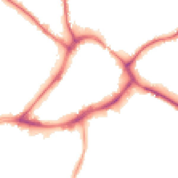 Night-time road noise heatmap for WF13 1BW