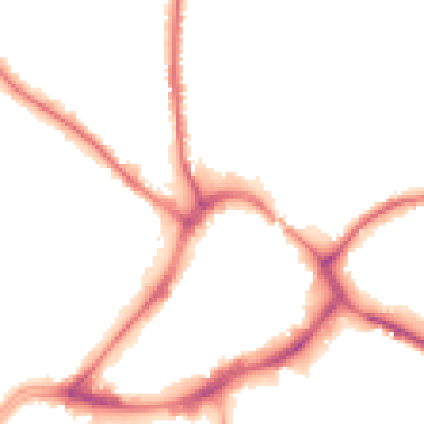 Night-time road noise heatmap for WF13 1EL