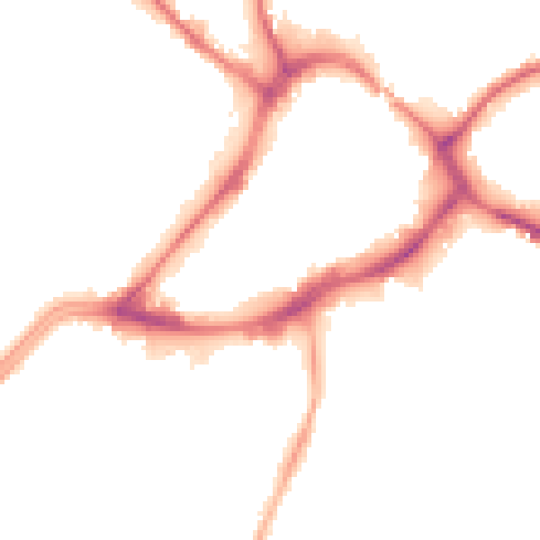 Night-time road noise heatmap for WF13 1JS