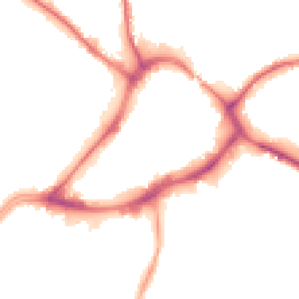 Night-time road noise heatmap for WF13 1LH