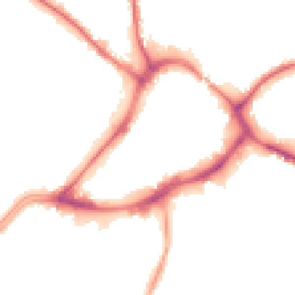 Night-time road noise heatmap for WF13 1LJ