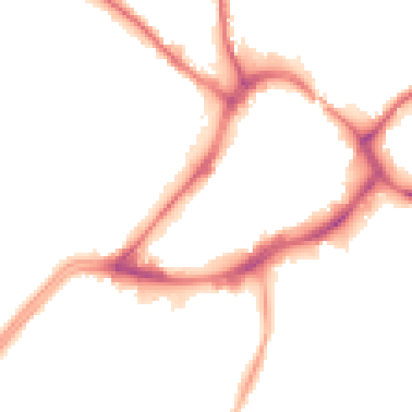 Night-time road noise heatmap for WF13 1LY