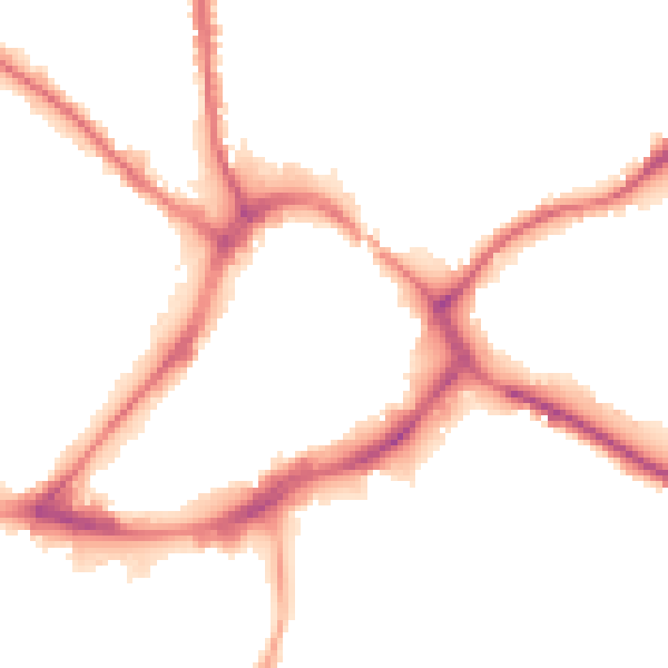 Night-time road noise heatmap for WF13 1QH