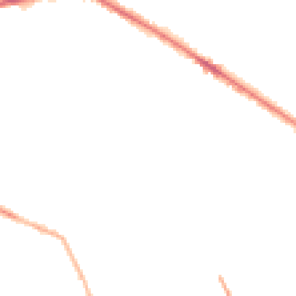 Night-time road noise heatmap for WF13 4PN