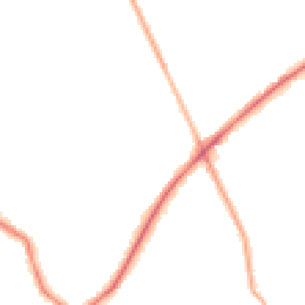 Night-time road noise heatmap for WF15 6AG