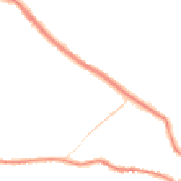 Night-time road noise heatmap for WF15 6AS