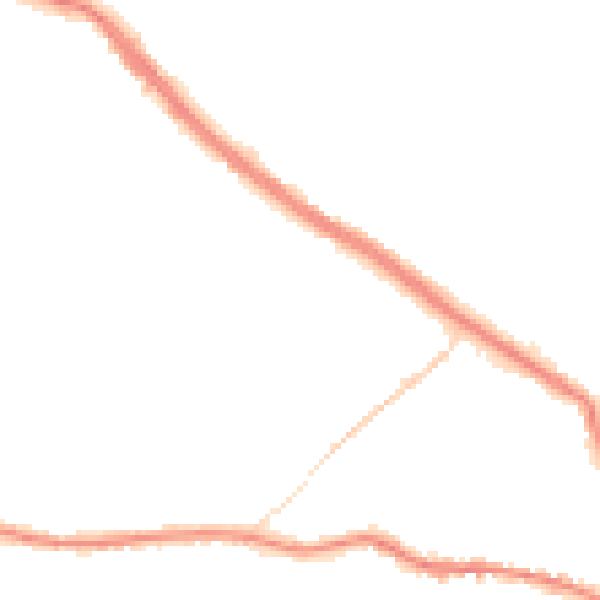 Night-time road noise heatmap for WF15 6AT