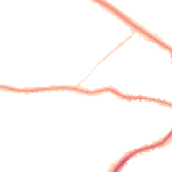 Night-time road noise heatmap for WF15 6PJ