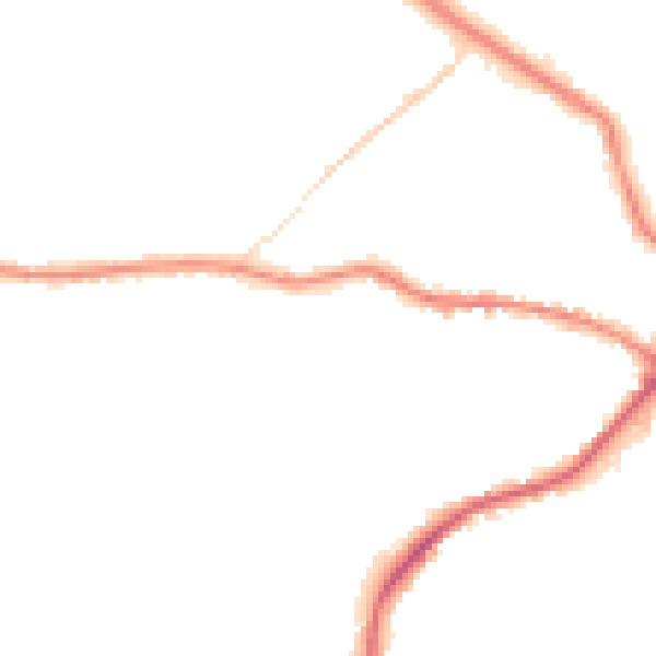 Night-time road noise heatmap for WF15 6PR