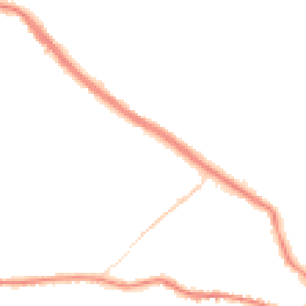 Night-time road noise heatmap for WF15 6QP