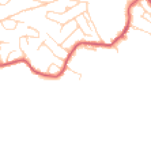 Daytime road noise heatmap for WF15 7BU
