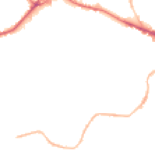 Night-time road noise heatmap for WF15 7EB