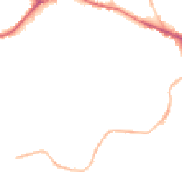 Night-time road noise heatmap for WF15 7EE