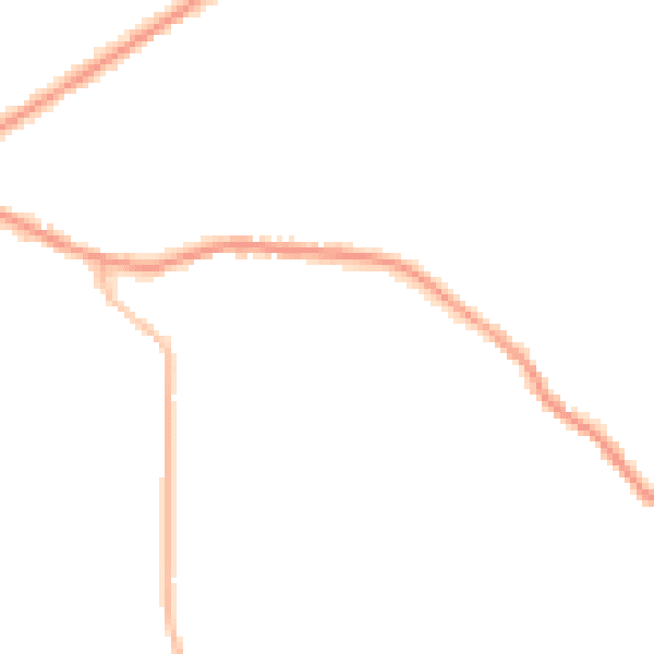Night-time road noise heatmap for WF15 8HH