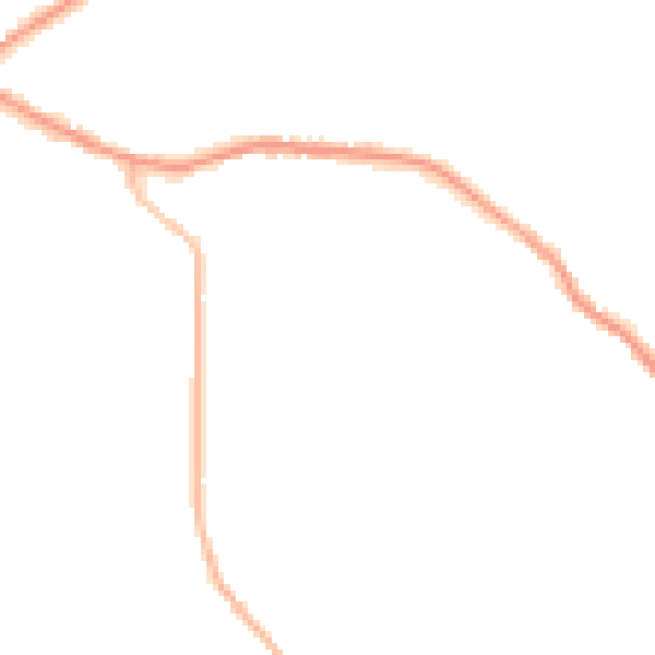 Night-time road noise heatmap for WF15 8LE