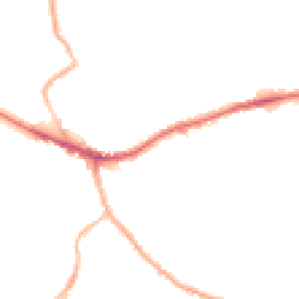 Night-time road noise heatmap for WF16 0AR