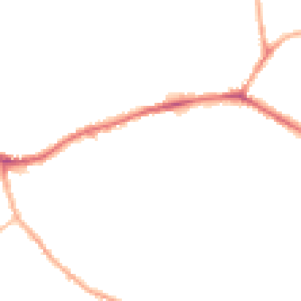 Night-time road noise heatmap for WF16 0BE
